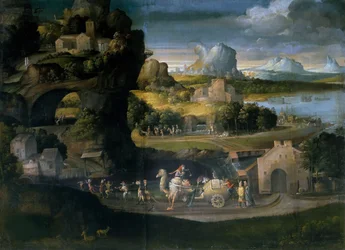 Landschap met magiërs, ca. 1525