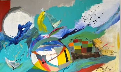 Ad Sidera (acryl op doek)
