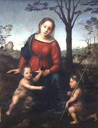 Madonna en Kind met de jonge Johannes de Doper
