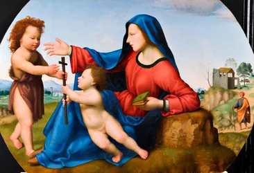Madonna en Kind met de jonge Johannes de Doper