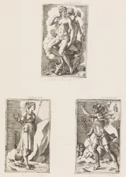 Mercurius, uit Planeten, plaat 6, 1530-70