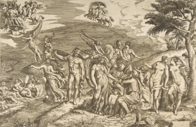 Het Oordeel van Paris, ca. 1550-1560
