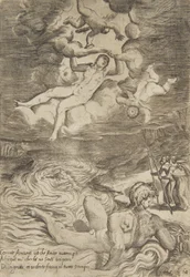 Venus die met putti in de wolken tuimelt, uit 