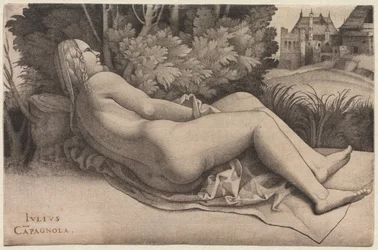 Venus Liggend in een Landschap, ca. 1508-1509
