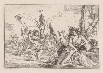 Water, voorgesteld door een najade zittend aan de voet van een boom, 1640-60