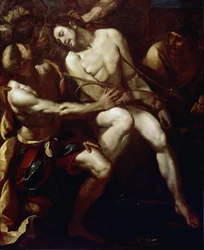 De doornenkroning. Detail