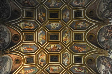 Plafonddecoratie van de Camera dei Venti, 1526-1534