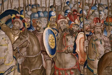 De daden van Scipio: De slag bij Zama (detail)