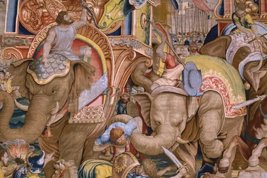 De daden van Scipio: De slag bij Zama (detail)