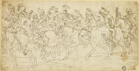 Romeinse cavalerie op mars