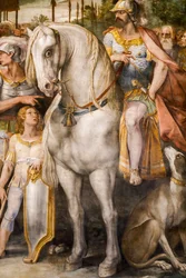 Strijd tussen Horatii en Curiatii (detail)