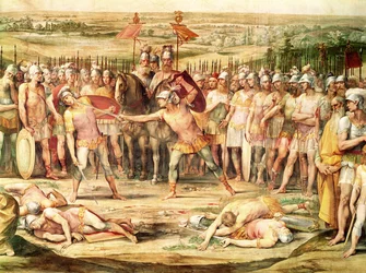 Slag tussen de Horatii en de Curiatii