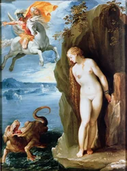 Perseus redt Andromeda