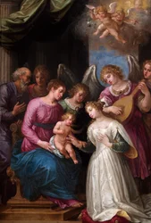 Het mystieke huwelijk van St. Catharina