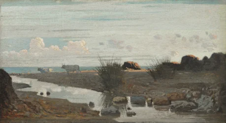 Lido met grazende ossen