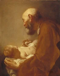 Sint Simon met het Christuskind, 18e eeuw