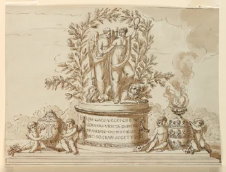 Grafmonument voor schrijver Vecei