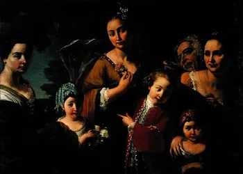Familieportretgroep