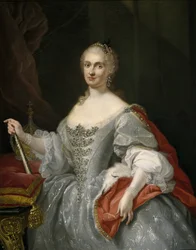 Portret van Maria Amalia van Saksen (1724-1760), koningin van Napels