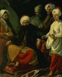 De Turkse Ambassadeur en zijn Gevolg aan het Hof van Napels