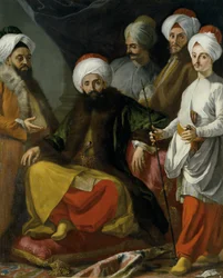 De Turkse ambassade in Napels in 1741