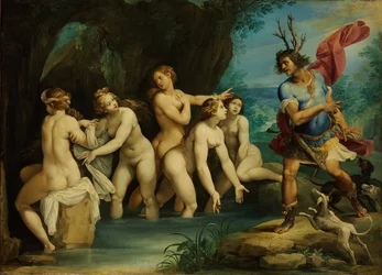 Diana en Actaeon