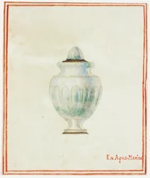 Aquamarijn Urn