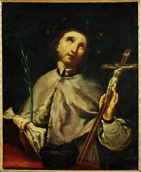 Sint Jan Nepomuk (schilderij op doek)