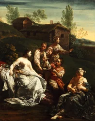 De geboorte van Arcas of de geboorte van Adonis (?)