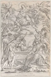 Plaat 3: de Tenhemelopneming van de Maagd, 1678