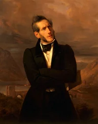 Portret van Alessandro Manzoni