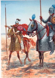 Cataphract en Clibanarii van het Laat-Romeinse Rijk