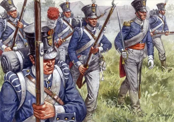 Eerste Keizerrijk: Belgische of Nederlandse Infanterie rond 1815