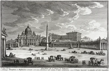 Basiliek van Sint-Pieter, Vaticaan, ca. 1753