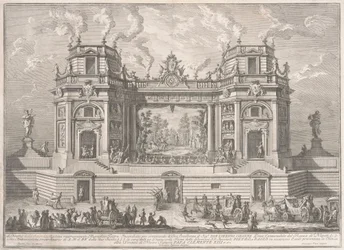 De Seconda Macchina voor de Chinea van 1761: Een Magnifiek Theater