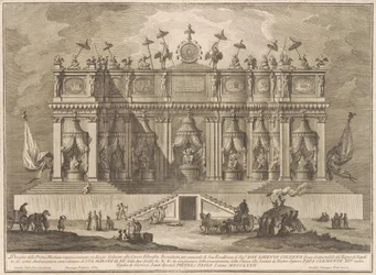 De Prima Macchina voor de Chinea van 1772: Een gebouw gewijd aan de Chinese filosofie