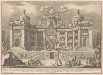 De Tweede Macchina voor de Chinea van 1766: Een Theater voor Atletische Spelen