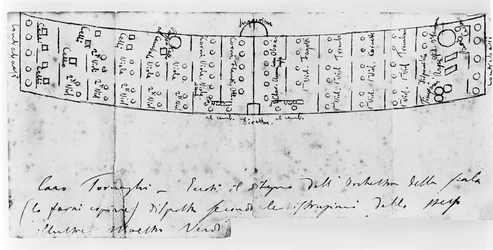 Document met betrekking tot de compositie van "Aida", 1873