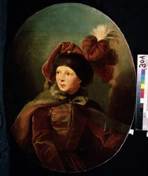 Portret van de dwerg Bi-Bi
