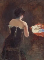 Achterkant van een Dame