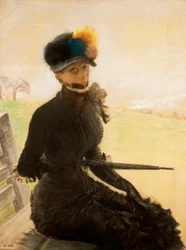 La femme aux pompons (Een vrouw met pompon)