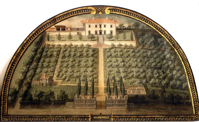 Villa di Marignolle door Giusto Utens