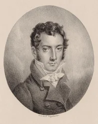 Portret van de violist en componist Josef Mayseder 1789-1863
