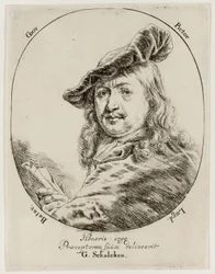 Portret van de schilder Gerard Dou