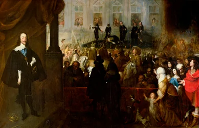 Executie van Karel I (1600-49) te Whitehall, 30 januari 1649
