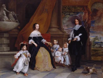 De familie van Jan-Baptista Anthoine