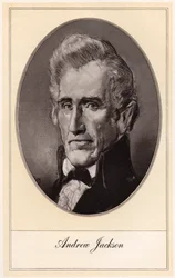 Andrew Jackson, zevende president van de Verenigde Staten, begin 20e eeuw