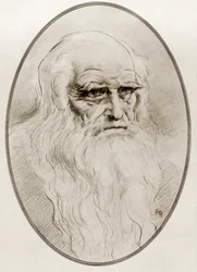 Leonardo di ser Piero da Vinci, uit Living Biographies of Great Painters