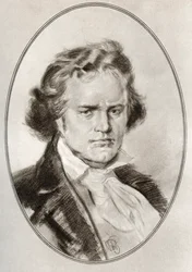 Ludwig van Beethoven, uit Living Biographies of Great Composers