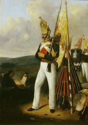 Grenadier van het Pavlovsky Lifeguards Regiment, 1840s